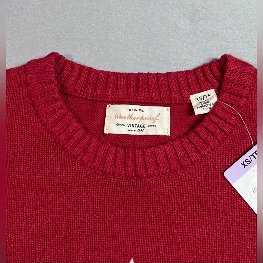 Canada Flag Graphic Long Sleeve Knit Sweater NWT - Picture 6 of 8